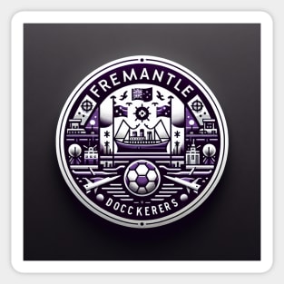 Colorful Tribute: The Essence of Fremantle Dockers Sticker